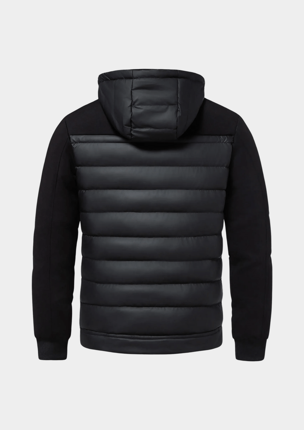 Men’s Quilted Hooded Puffer Zip Jacket