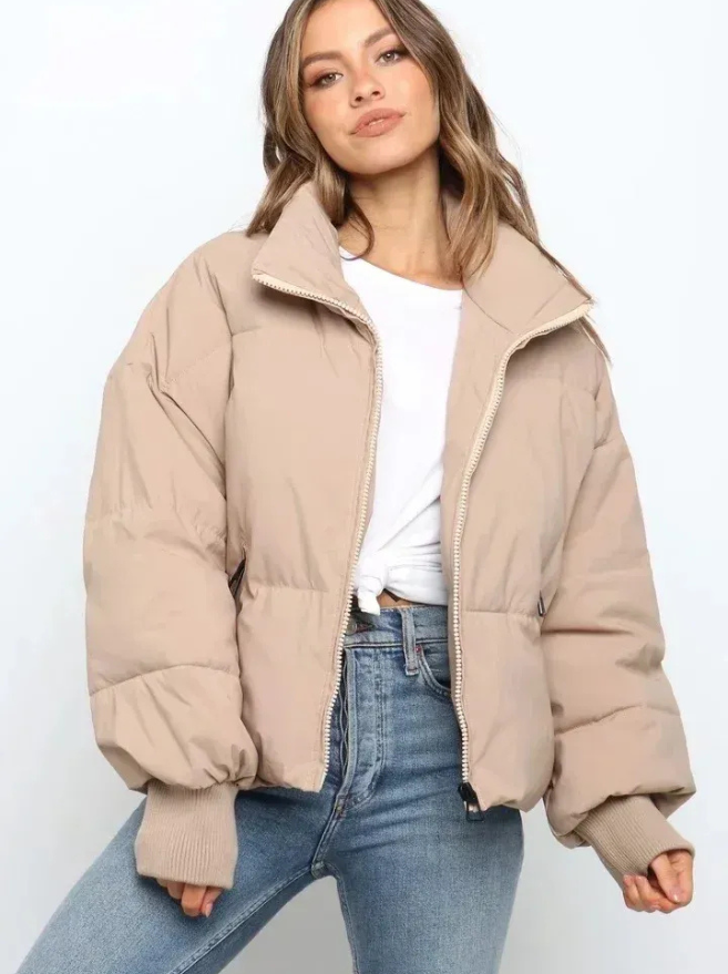 Women’s Short Oversized Puffer Jacket