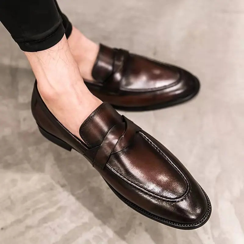 Men’s Classic Slip-On Dress Loafers