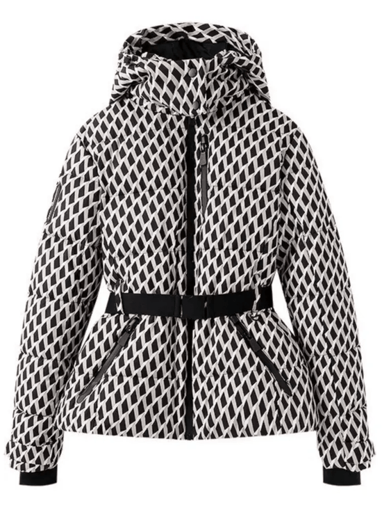 Women’s Belted Hooded Puffer Jacket