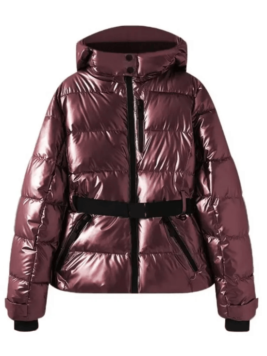 Women’s Belted Hooded Puffer Jacket