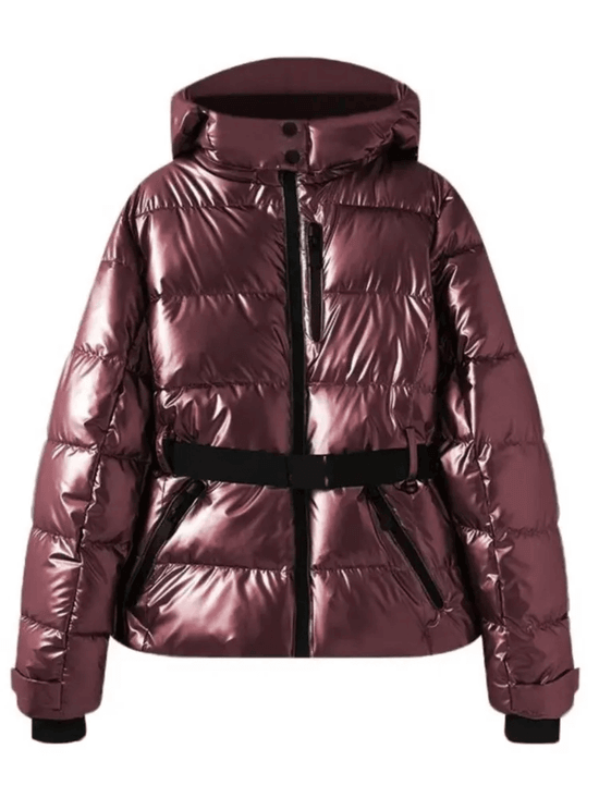 Women’s Belted Hooded Puffer Jacket