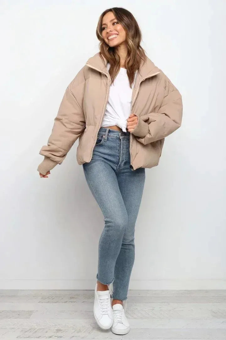 Women’s Short Oversized Puffer Jacket