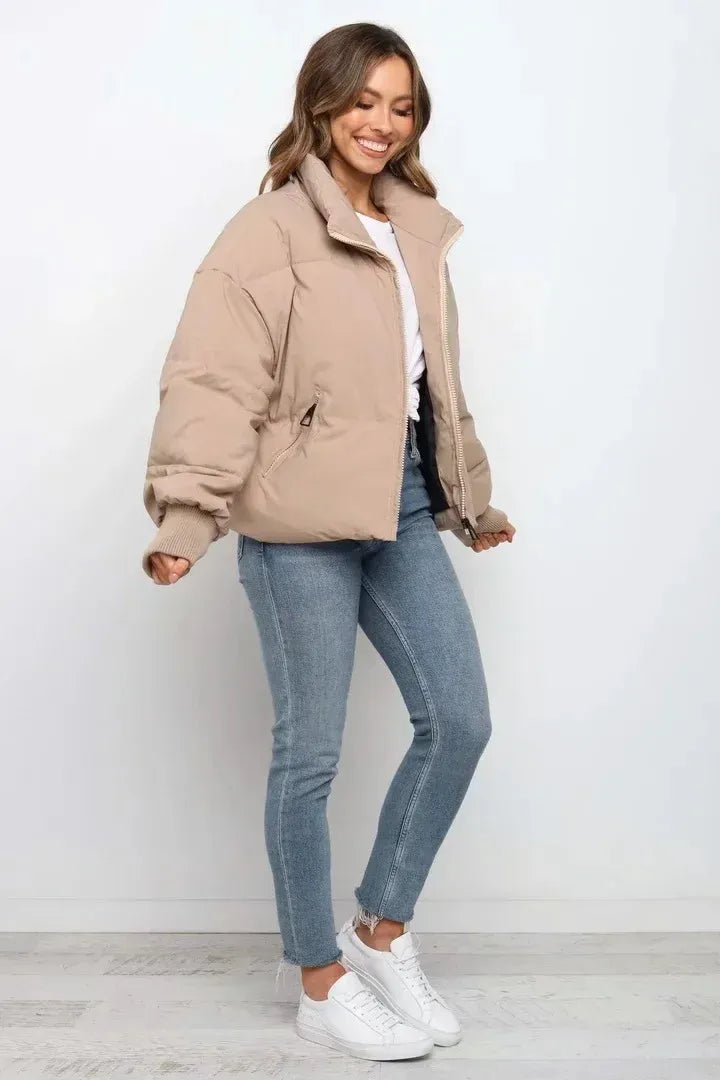 Women’s Short Oversized Puffer Jacket