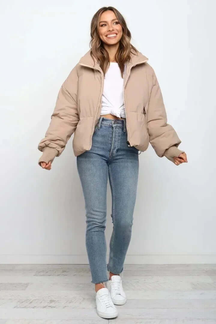 Women’s Short Oversized Puffer Jacket