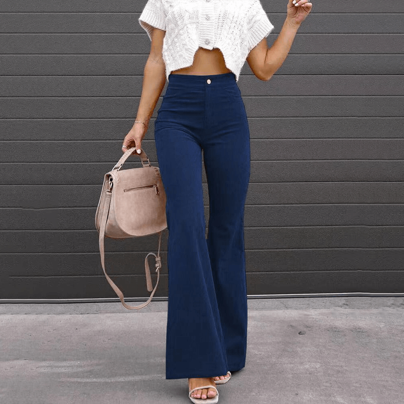 Women’s High-Waist Flared Trousers