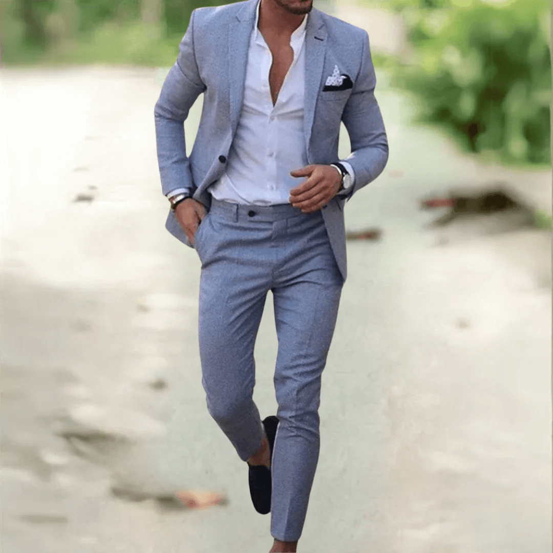 Men’s Slim-Fit Two-Piece Tailored Suit