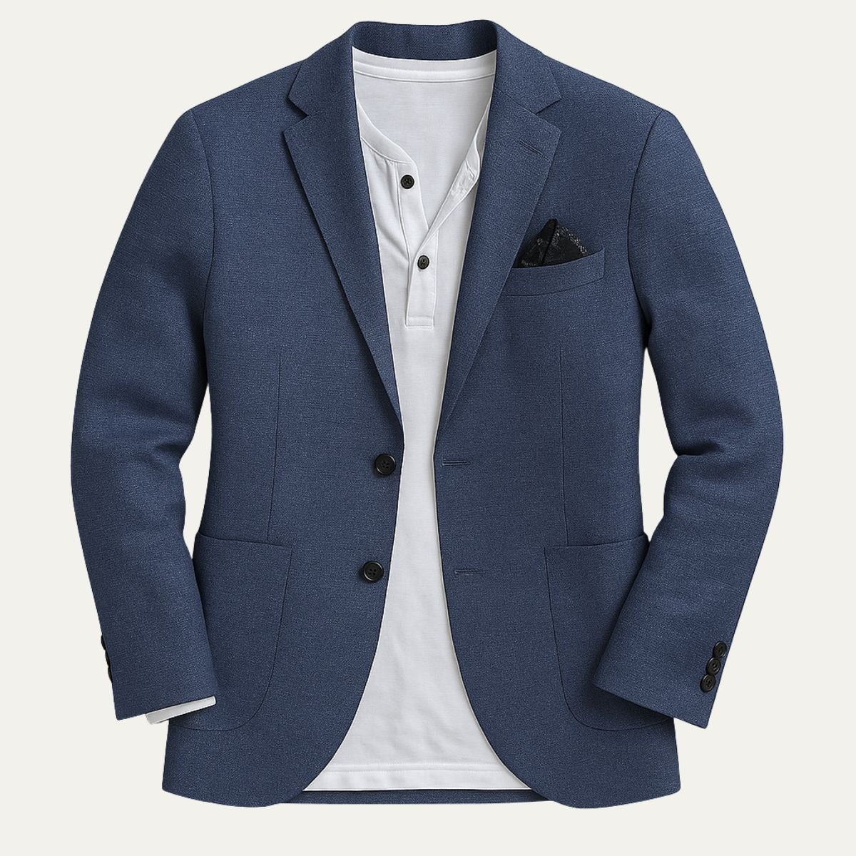 Men’s Two-Button Tailored Blazer