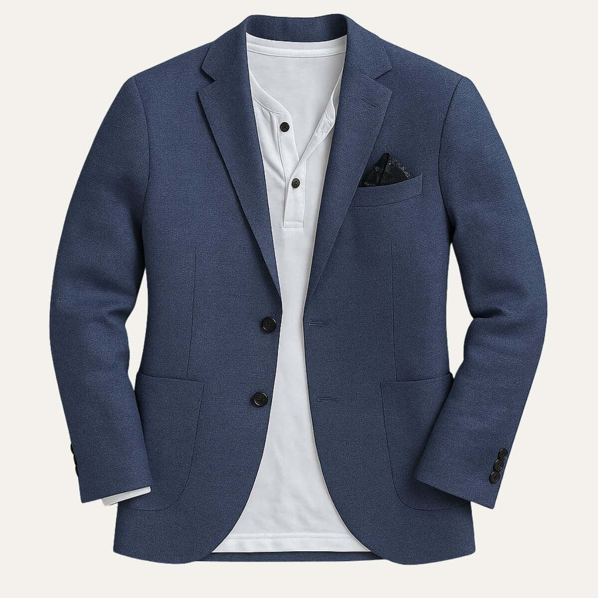 Men’s Two-Button Tailored Blazer