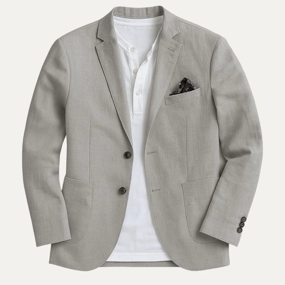 Men’s Two-Button Tailored Blazer