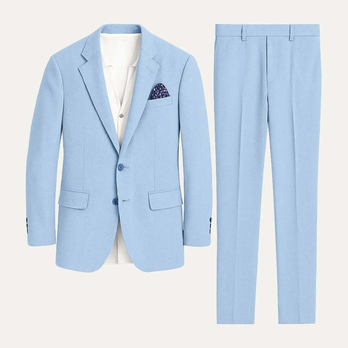 Men’s Slim-Fit Two-Piece Tailored Suit