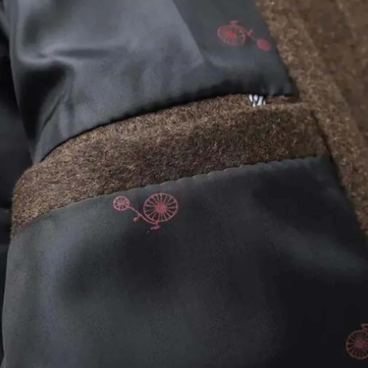 Men’s Stand-Collar Button-Up Winter Overcoat