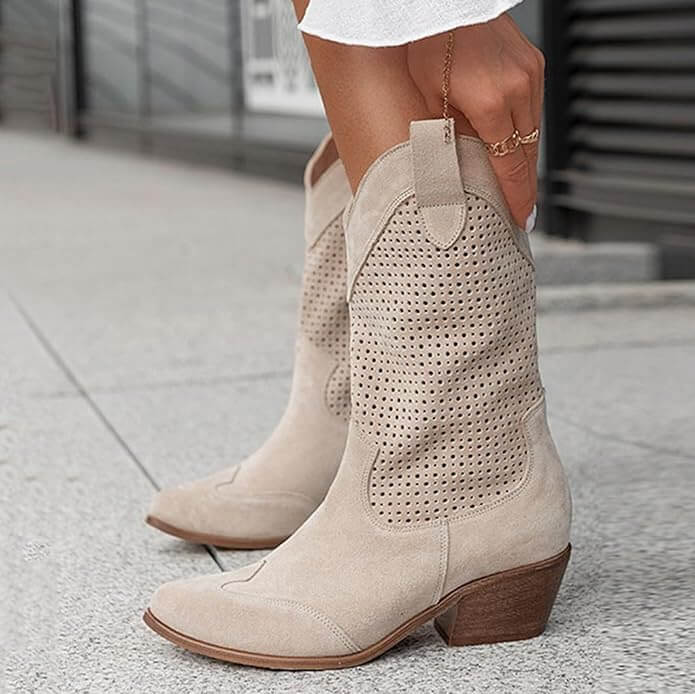 Women’s Mid-Calf Western Cowboy Boots