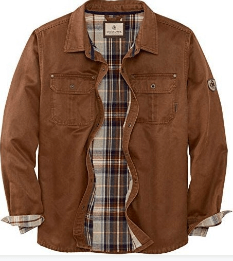 Men’s Waxed Trucker Overshirt Jacket