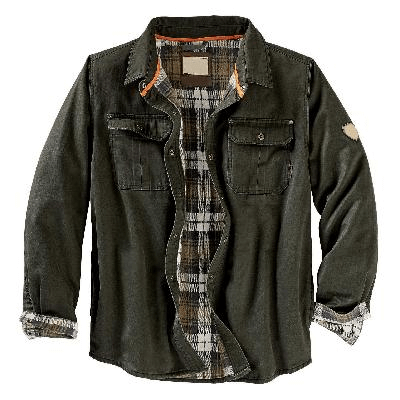 Men’s Waxed Trucker Overshirt Jacket