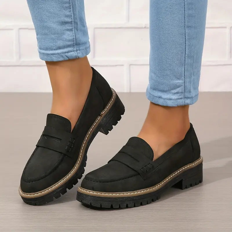 Women’s Platform Penny Loafers
