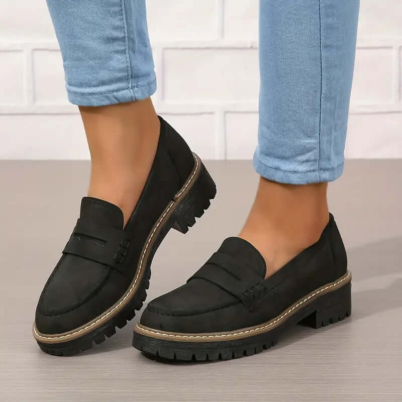 Women’s Platform Penny Loafers