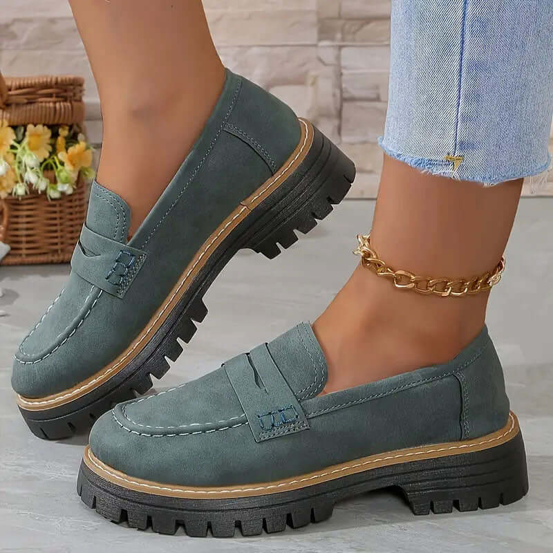 Women’s Platform Penny Loafers