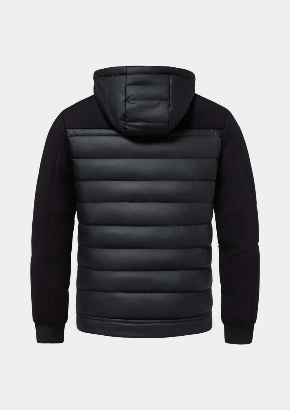 Men’s Quilted Hooded Puffer Zip Jacket