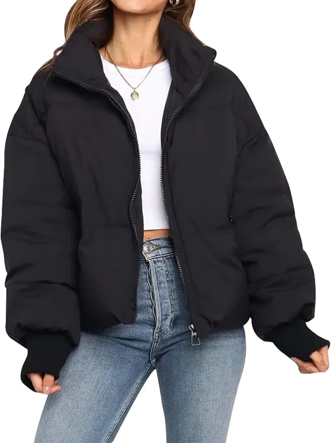 Women’s Short Oversized Puffer Jacket