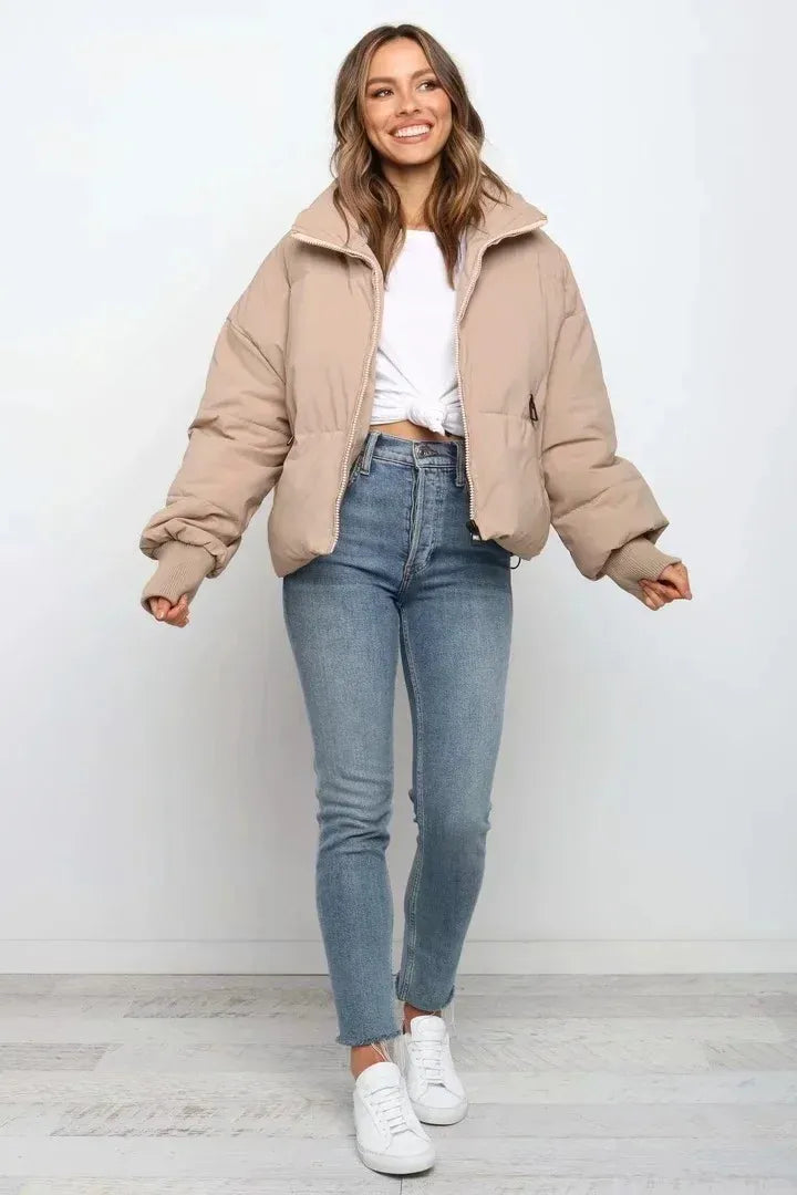 Women’s Short Oversized Puffer Jacket