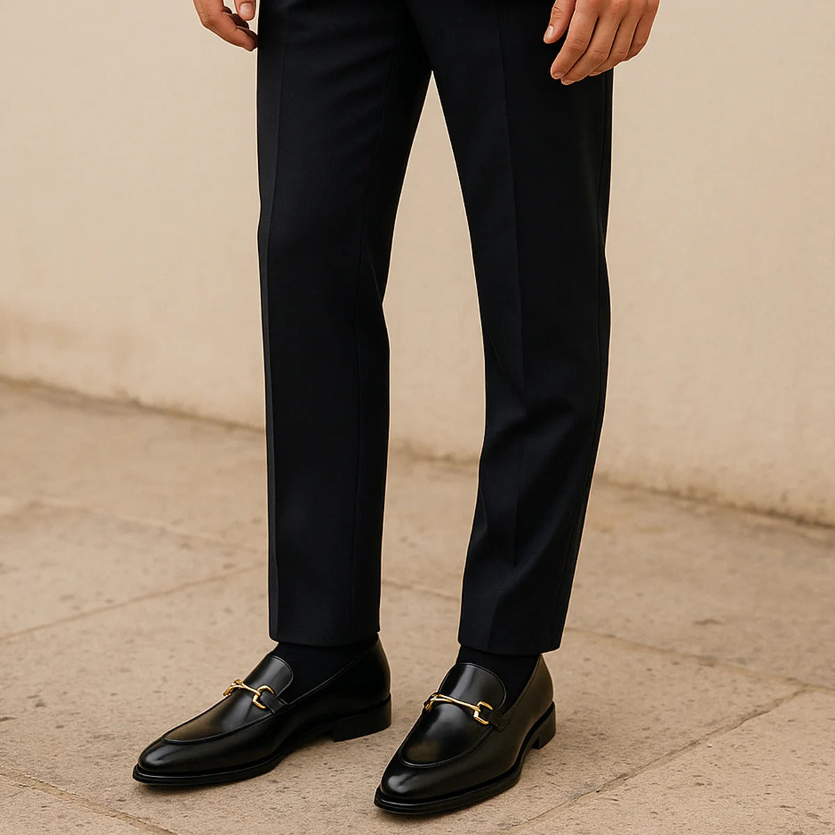 Men’s Horsebit Leather Slip-On Loafers