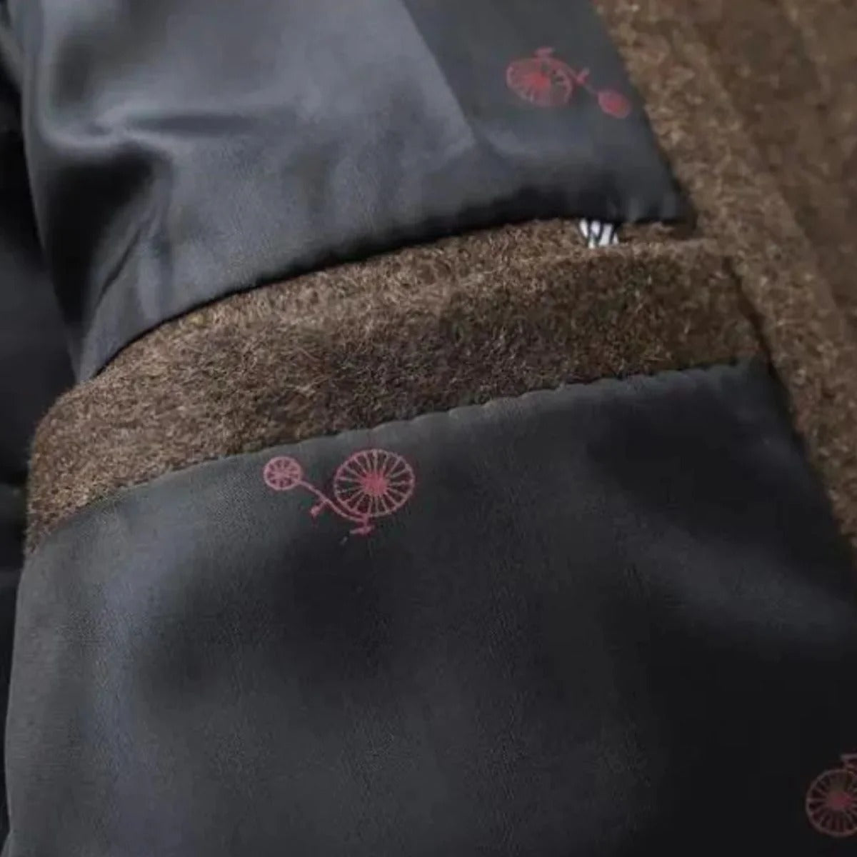 Men’s Stand-Collar Button-Up Winter Overcoat